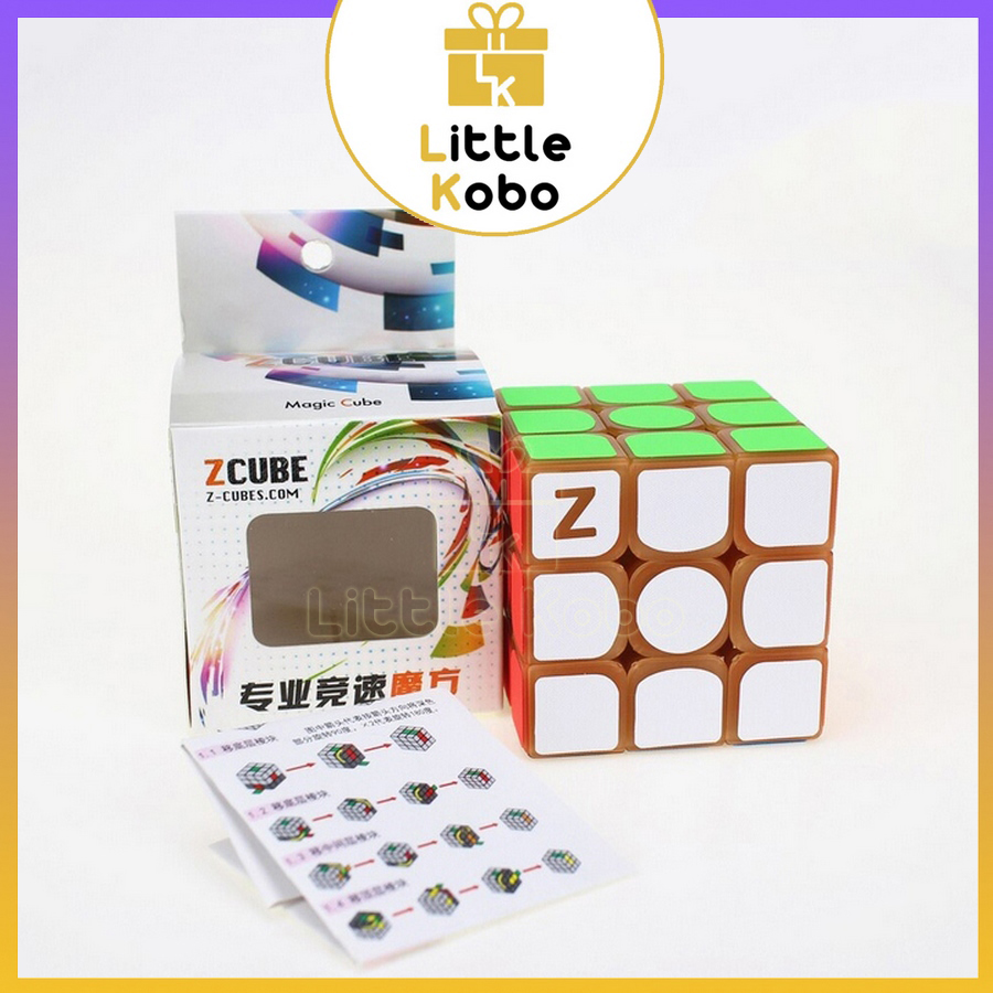 Rubik 3x3 ZCube Dạ Quang Rubic Biến Thể 3 Tầng Đồ Chơi Trẻ Em
