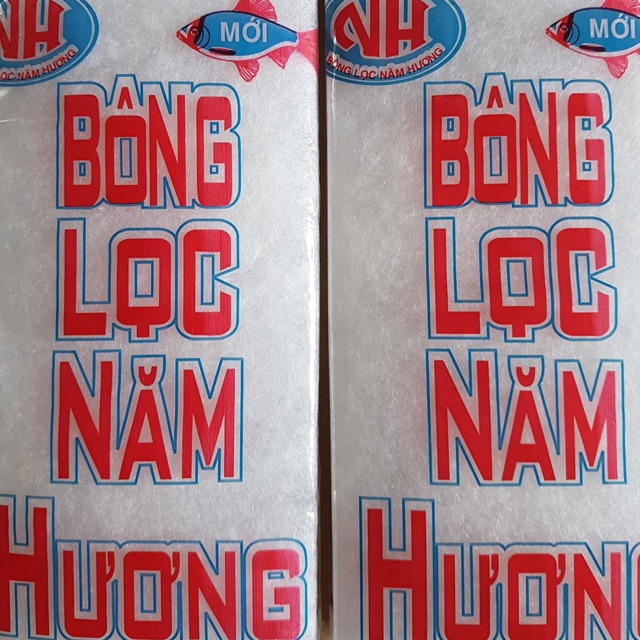 Combo 2 miếng bông lọc hồ cá - vệ sinh hồ cá