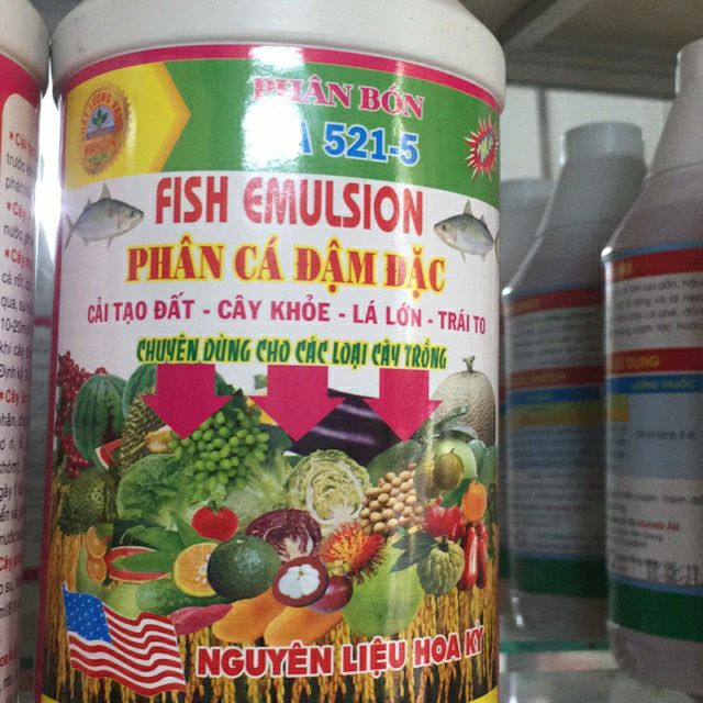phân cá đậm đặc FISH EMULSION - CHAI 1LIT