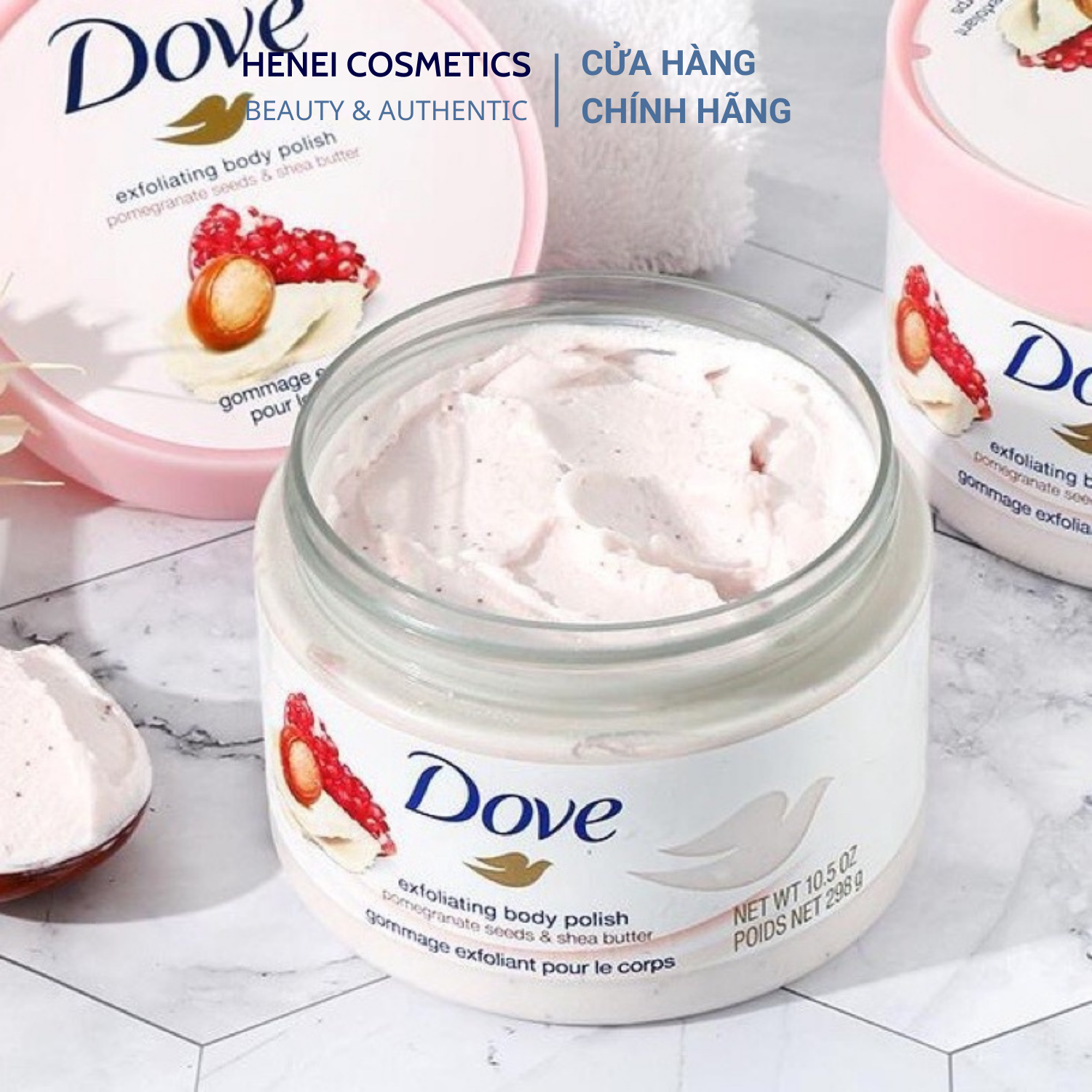 Tẩy Da Chết Toàn Thân Dove Exfoliating Body Polish 225ml TDC1732