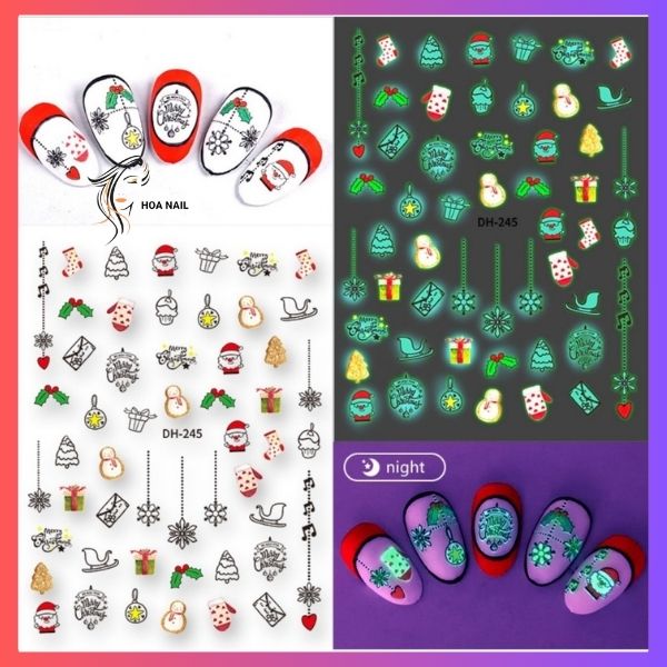 Sticker Dán Móng Noel Cập Nhật (Mẫu Mới 2023)