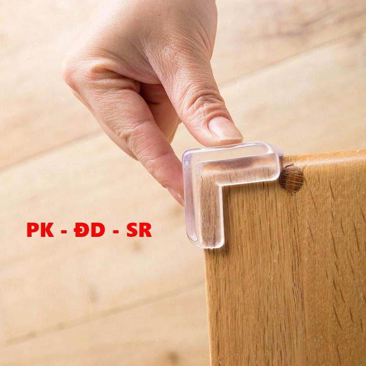 Miếng bịt Góc bàn Silicon Hình Vuông - Siêu Rẻ