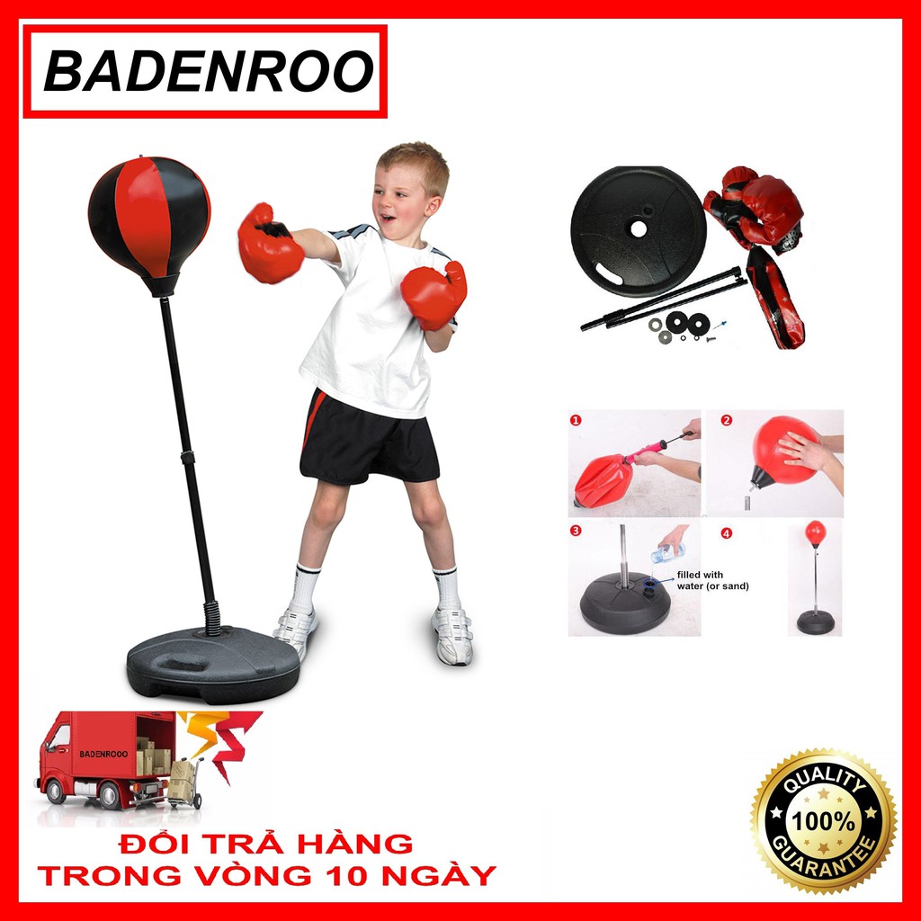[HCM]Bộ Đồ Chơi Đấm Bốc Cho Bé Bóng tập phản xạ tập cơ tay tại nhà dụng cụ tập đấm bốc bộ đồ chơi tập boxing cho bé/đồ chơi thể thao trẻ em đấm bốc giúp rèn luyện sức khỏe