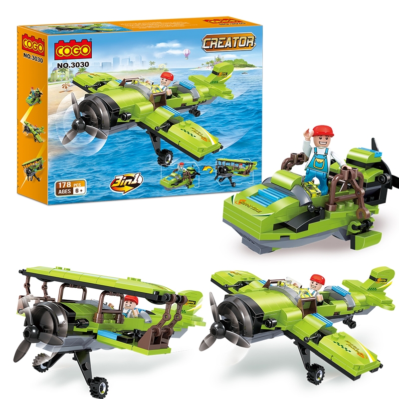 COGO - 3030 Mô Hình Máy Bay Biến Đổi 3in1