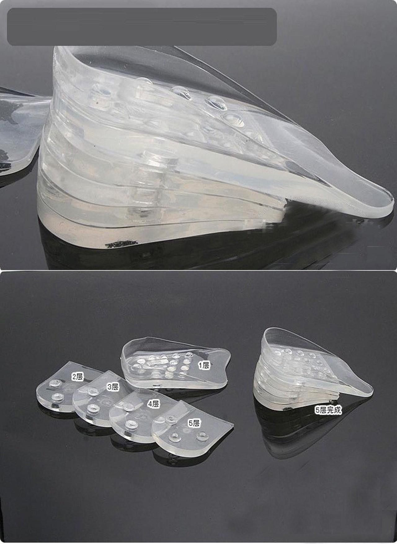 [HCM]Combo 10 miếng lót giày silicon tăng chiều cao