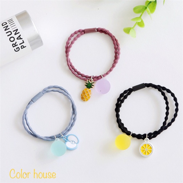 Dây cột tóc hoa quả