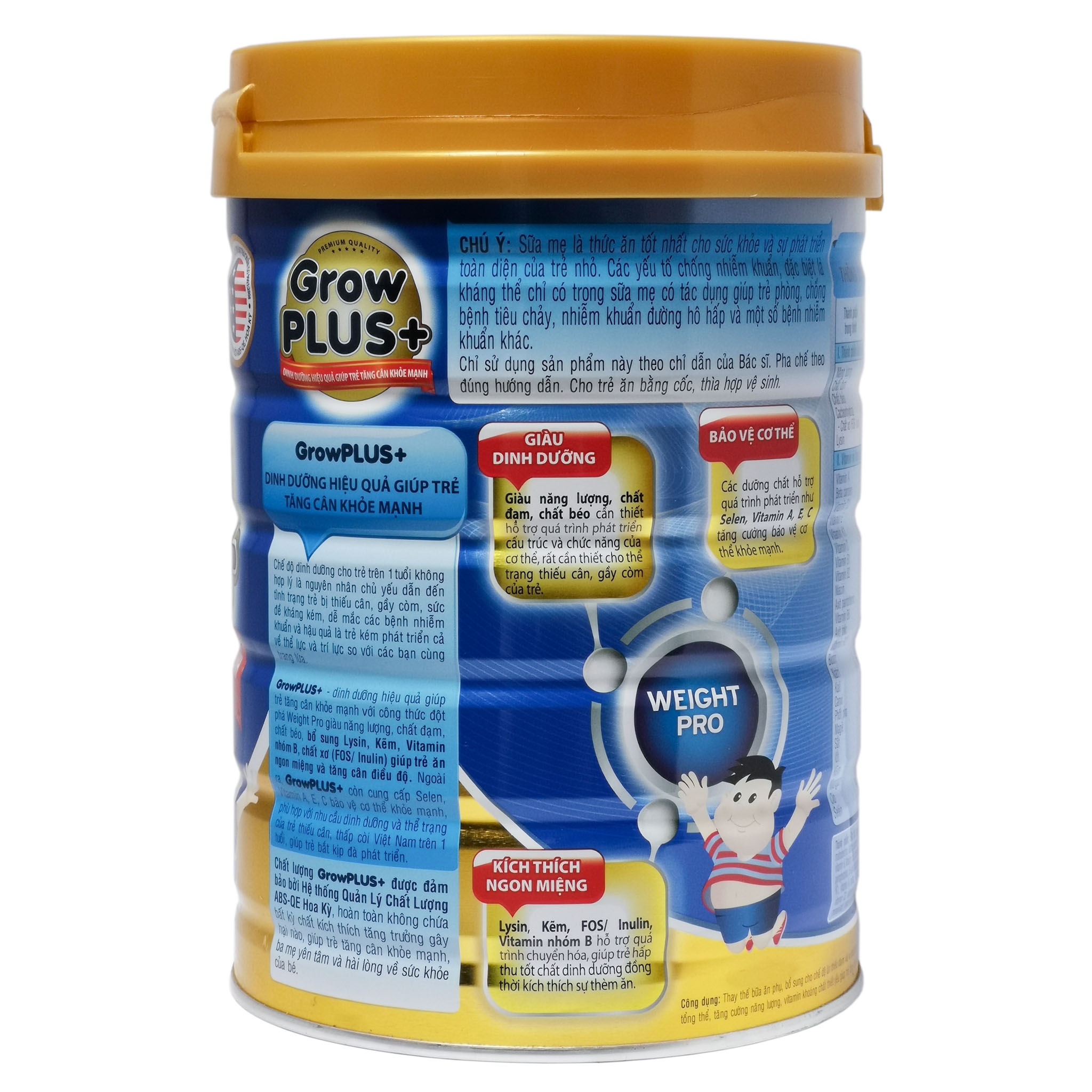 SỮA BỘT NUTIFOOD GROW PLUS+ XANH 900G