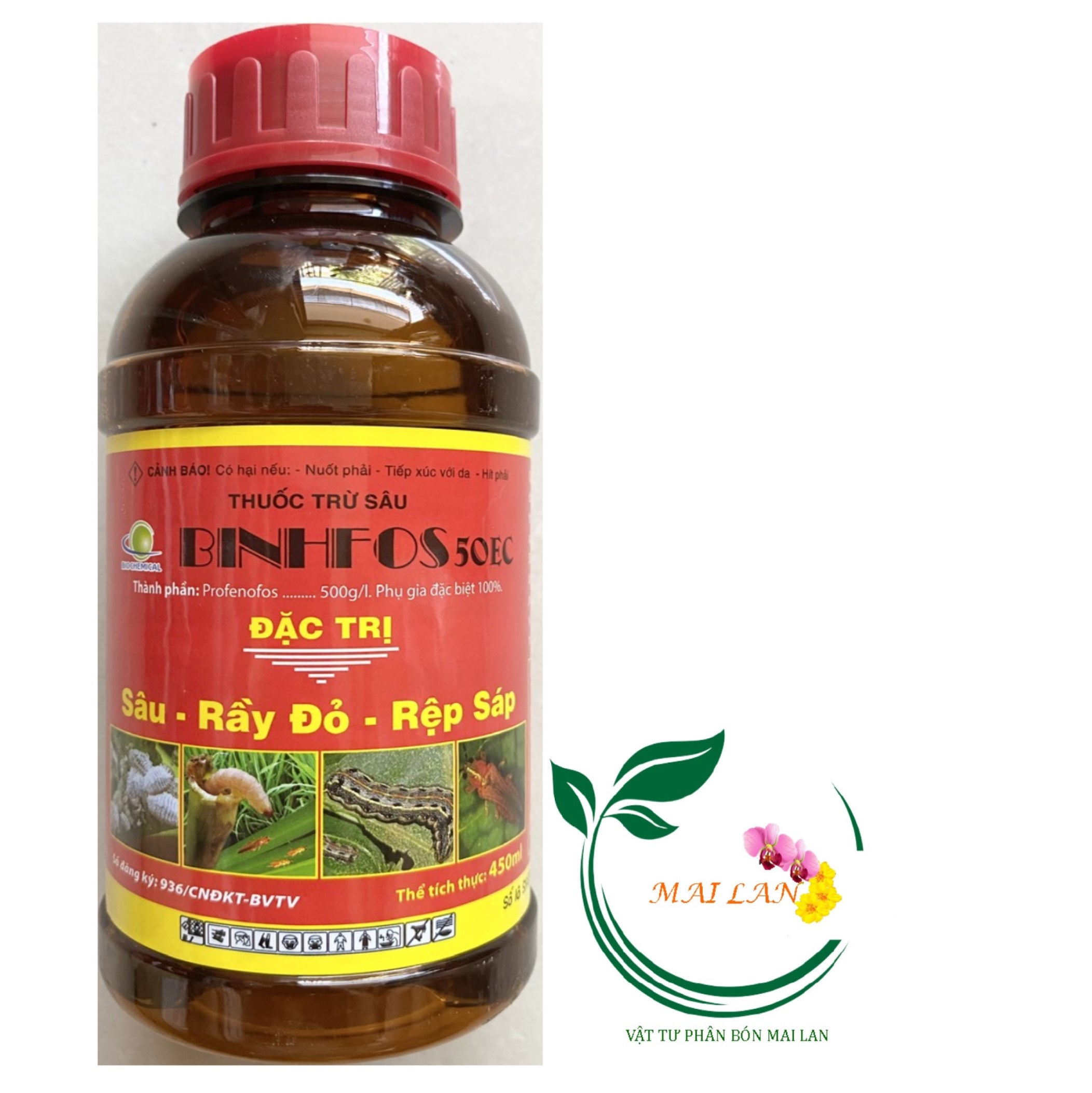 Thuốc trừ sâu binhfos 50ec - #019b# 450ml
