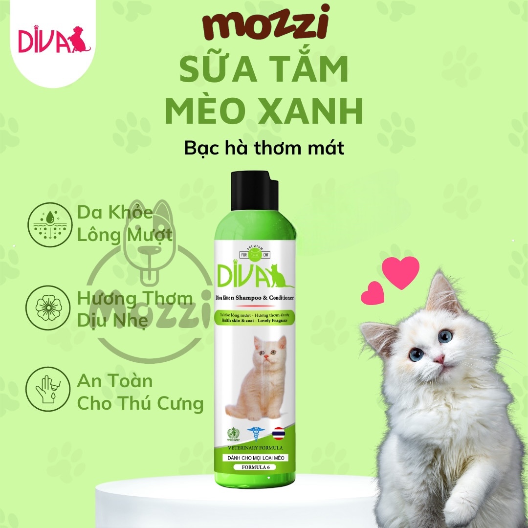 Sữa tắm Diva Chai 400ml cho chó mèo
