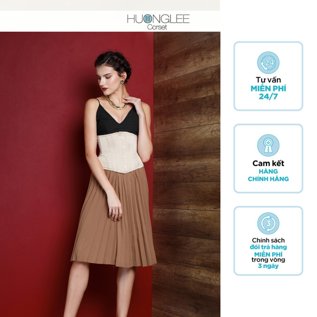 HUONGLEE Corset Đai giảm eo Corset Cúp Hông