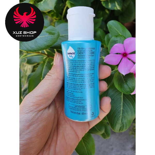 (60ml) sữa tắm Lactacyd Baby Gentle Care 60ml