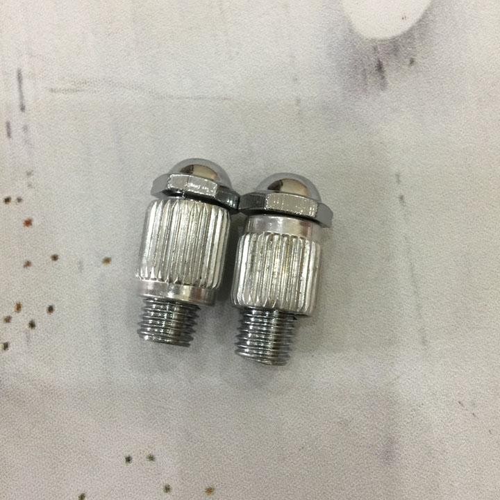 Đôi Ốc chân gương  xe máy Wave A110 - S110 - RS (Màu bạc)