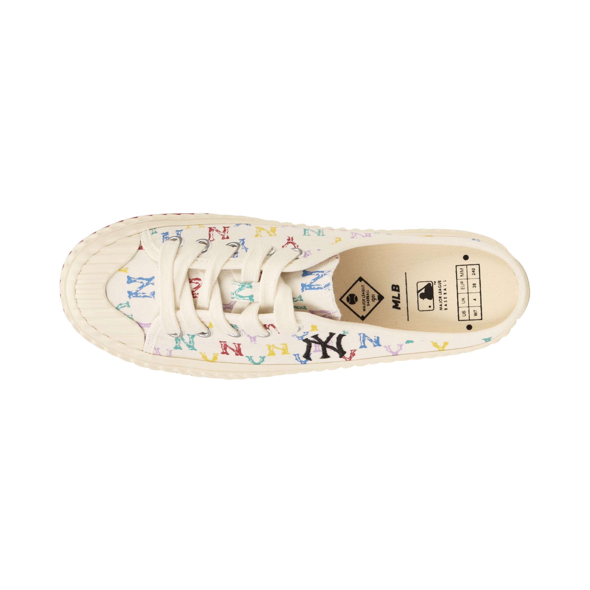[Full màu 100% Authentic Korea] Giày Mule MLB Monogram - Giày đạp cót cho nam, nữ