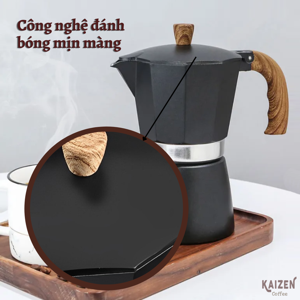 Bình pha cà phê Moka Pot 300ml - Kaizen Coffee