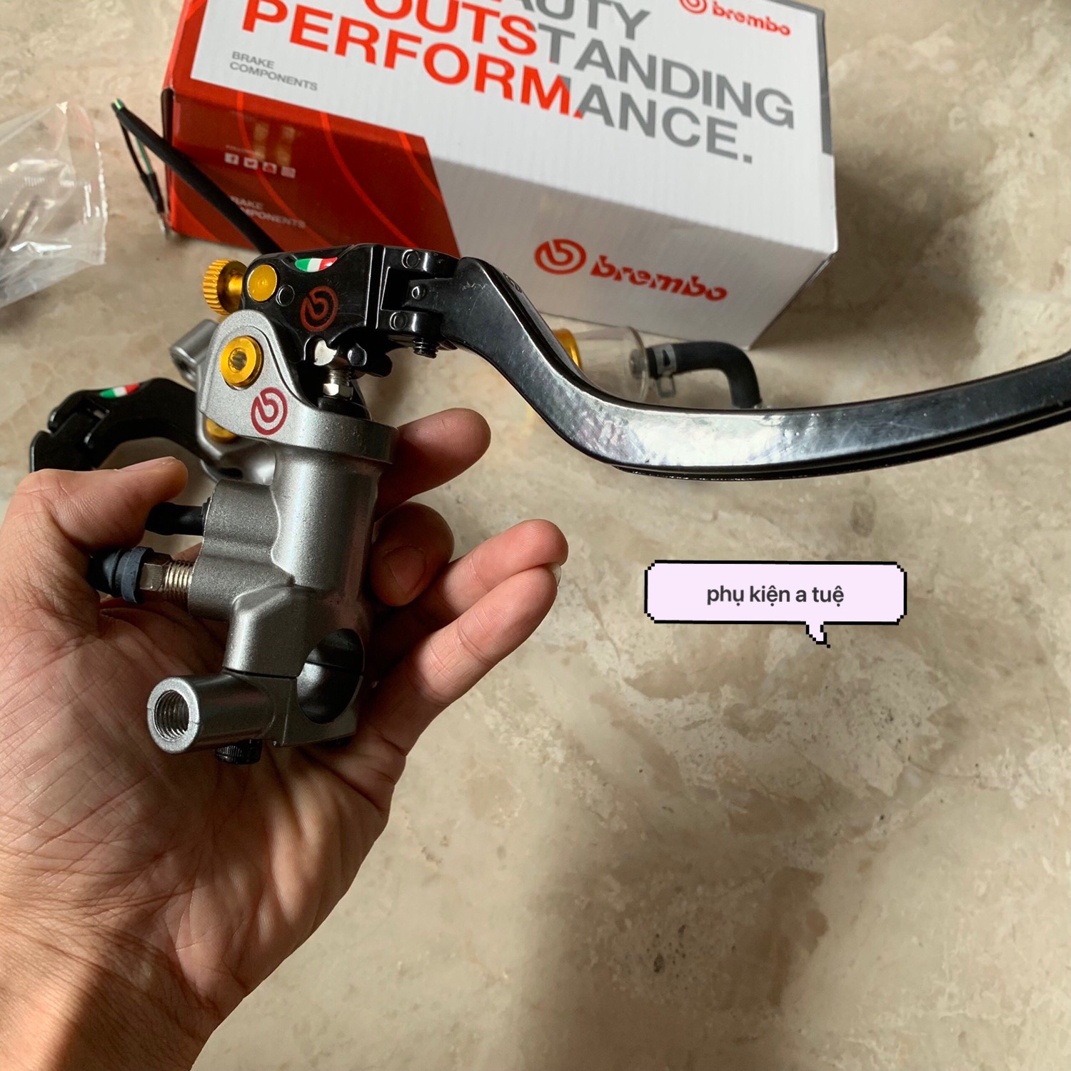 cặp tay thắng bình dầu brembo new 100% giá 1 cặp