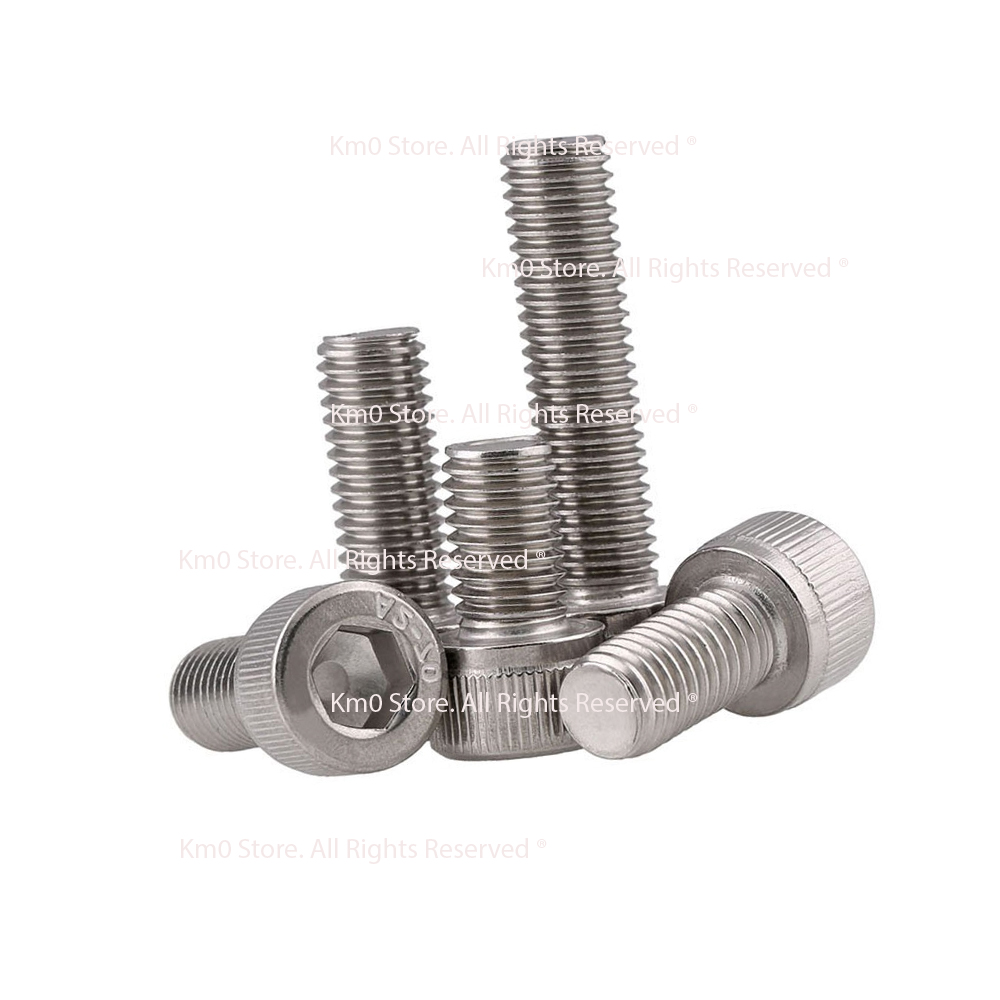 Bulon (Ốc) Lục Giác Inox ĐẦU TRỤ M5 CD1003