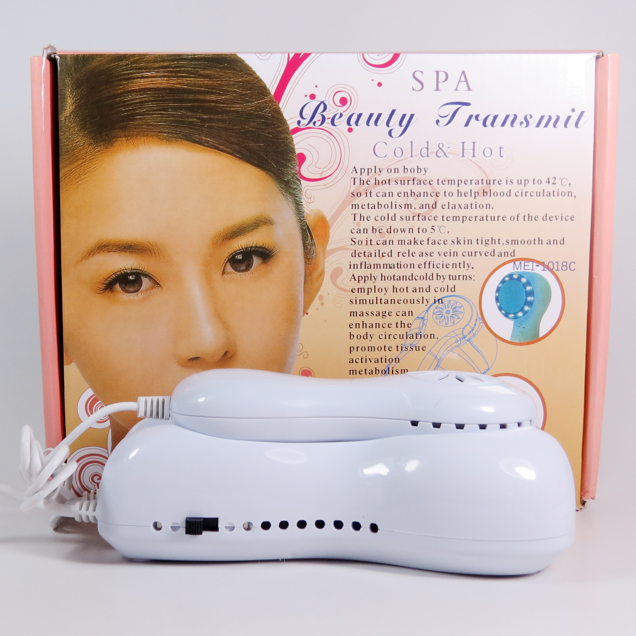 Búa Lạnh Massage Mặt Điện Di Đẩy Tinh Chất Chăm Sóc Da Mặt