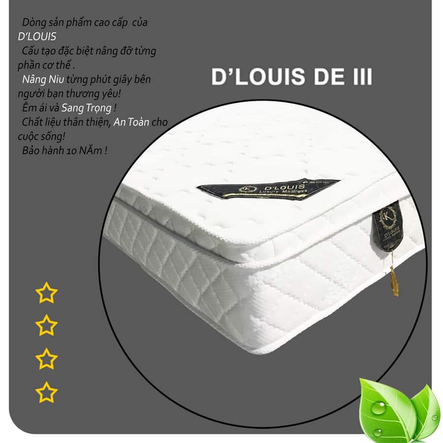 ĐỆM LÒ XO CAO CẤP D'LOUIS ĐỆ TAM