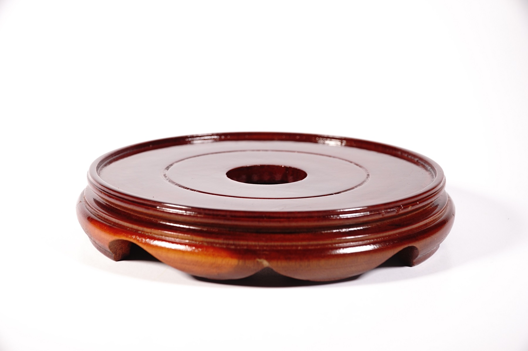 Đôn gỗ đế gỗ thờ cúng có lỗ đặt tượng thờ chậu cây vật phẩm cao 35cm - Nhiều cỡ