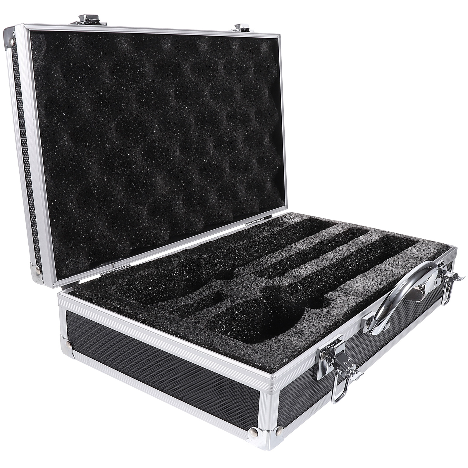 PickEgg Convenient Microphone Suitcase Wireless Microphone Storage Organizer Box