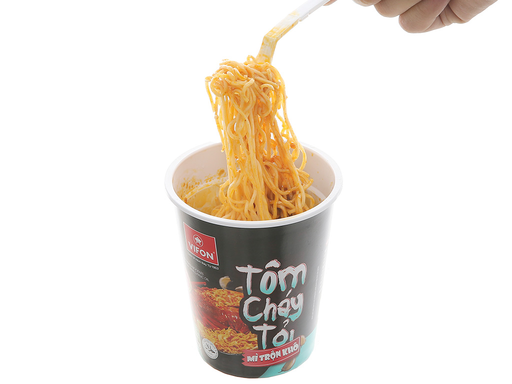 Thùng 24 ly Mì Trộn tôm cháy tỏi Vifon 75g