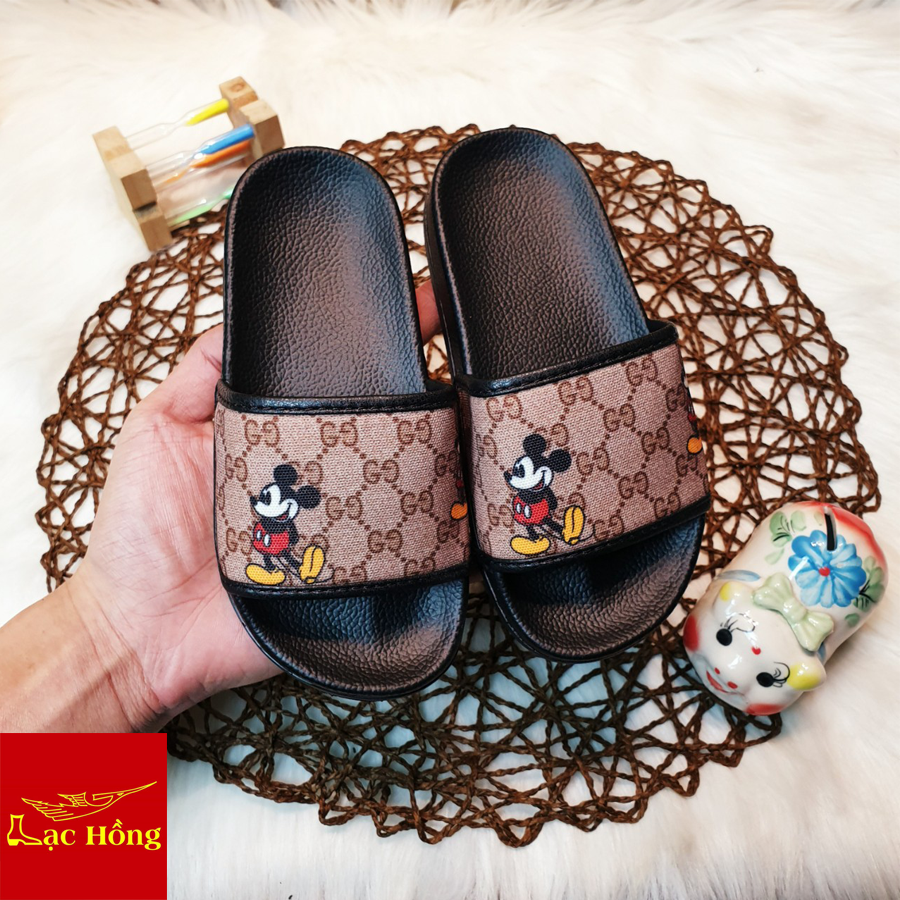 Dép Trẻ Em Mickey Nâu