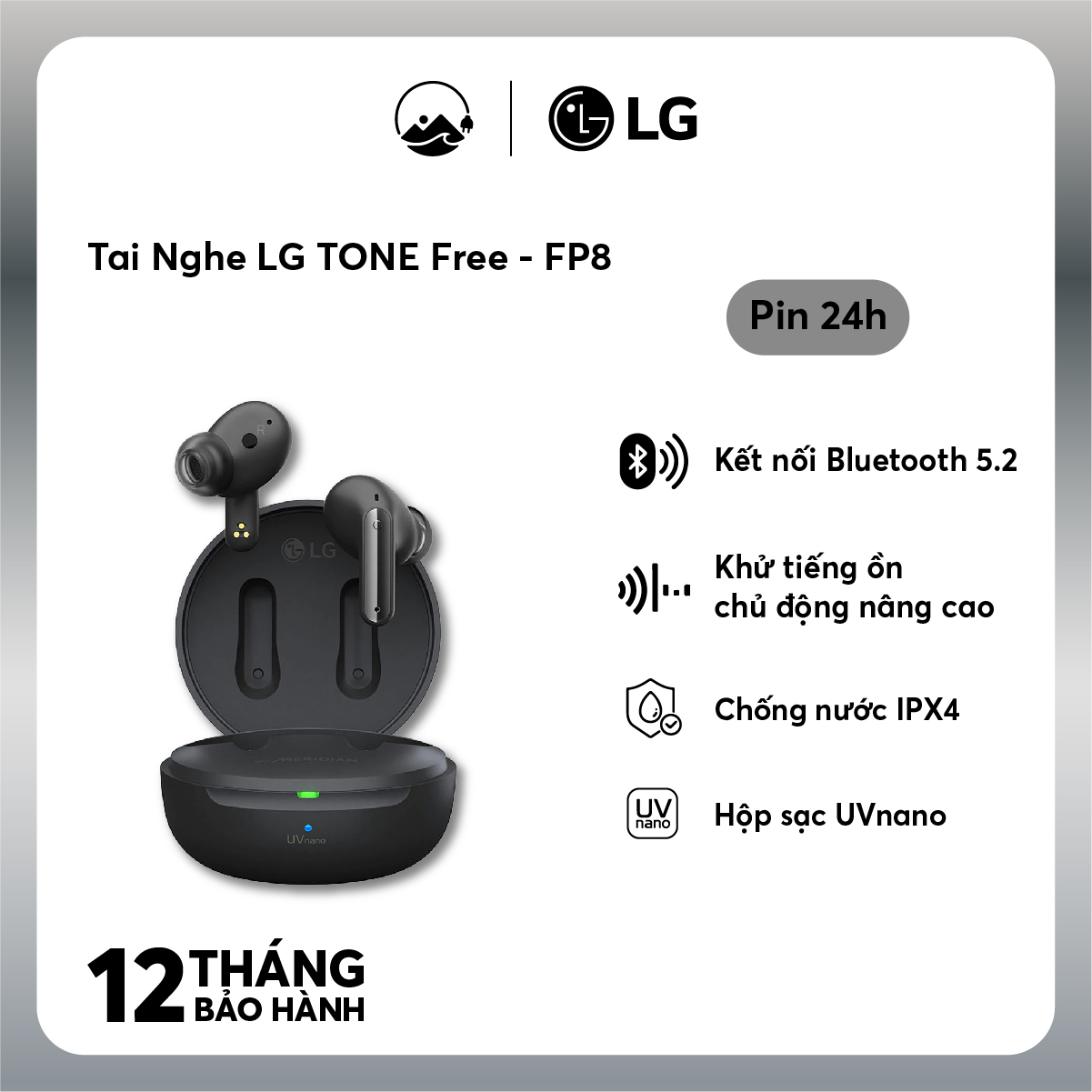 Tai nghe LG TONE Free FP8