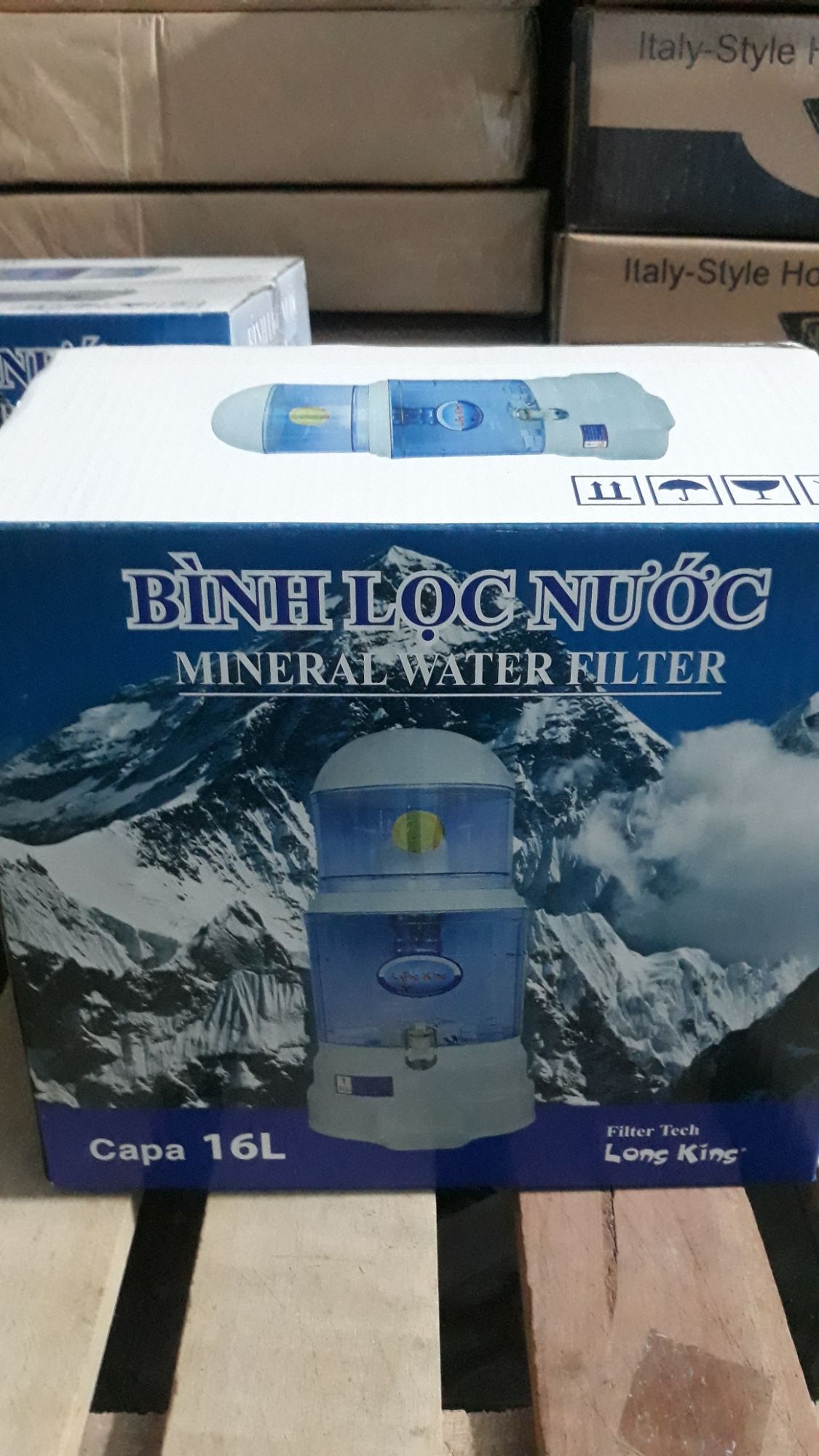 Bình lọc nước loại tốt hiệu long king 16 lít