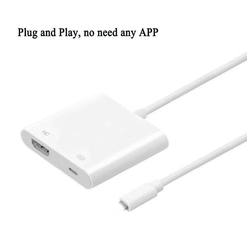 Cáp Lightning to HDMI cho Iphone, Ipad - Lightning to HDMI