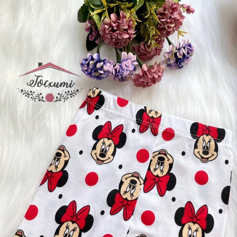 [HOT] SET BỘ THUN BOZIP BÉ GÁI MICKEY ĐỎ - Tocxumi House