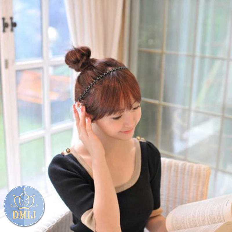 Bờm tóc DMIJ màu đơn giản cài tóc hàn quốc nhẹ nhàng