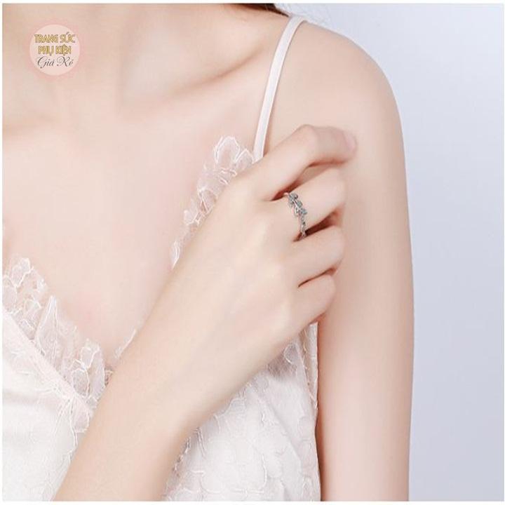 [HCM]Nhẫn nữ thời trang stye hàn mới hình chiếc lá N41