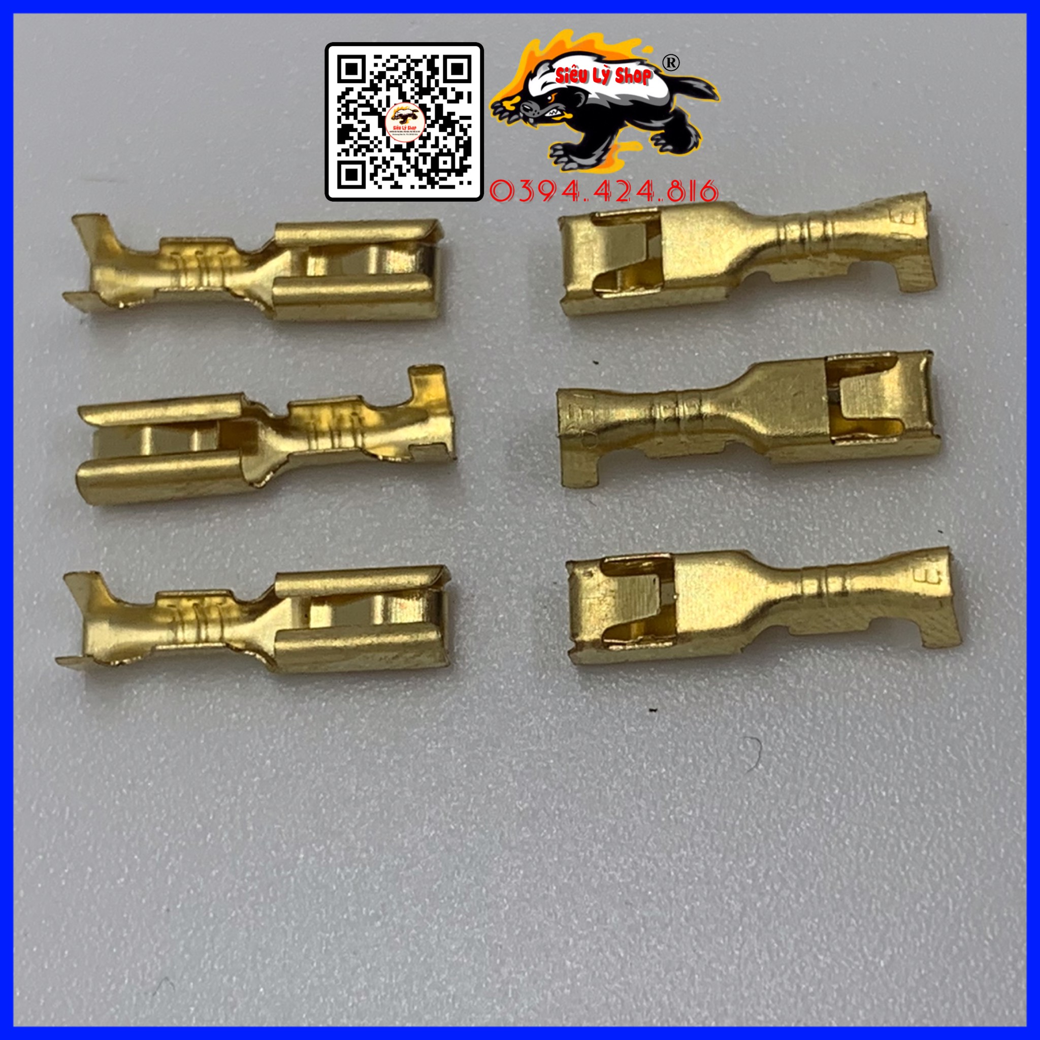 Giắc cos 2.8 Đồng - Đầu cái (Set 50cái)