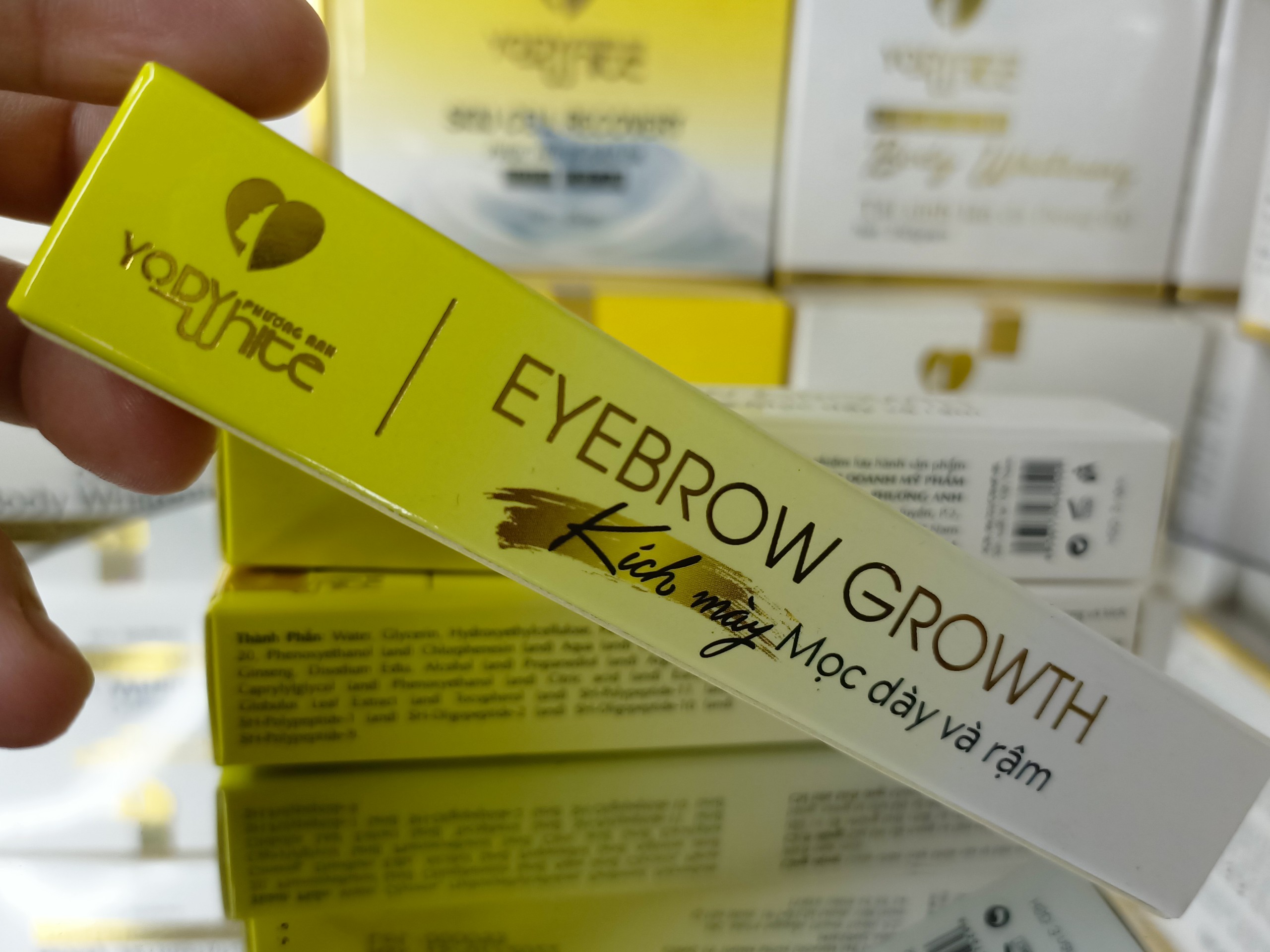 [Hàng chuẩn] Serum Dưỡng mày EyeBrow Growth Yody White Phương Anh