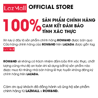 Son Bóng Cho Đôi Môi Căng Mọng Rom&nd Glasting Water Gloss 4.5g