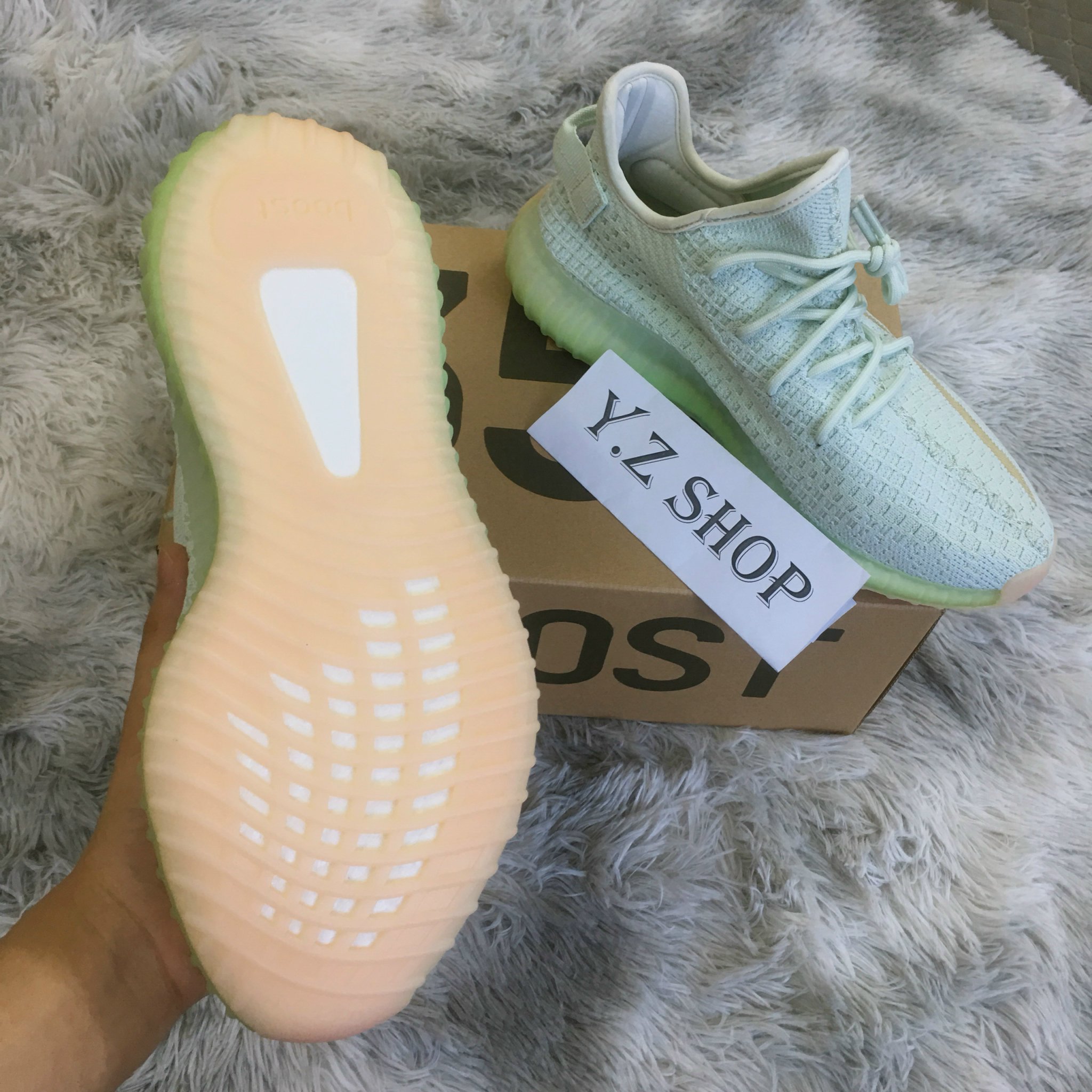 Giày Sneaker 🎁FULLBOX 11🎁 Giày Thể Thao 350 Hyper Nam Nữ Cao Cấp