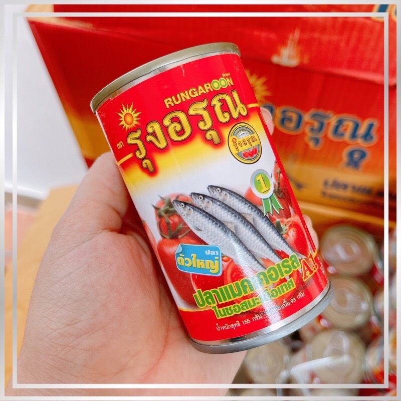 Cá mòi sốt cà rungaroon đóng hộp thái lan 155g - saigonfood