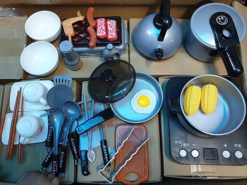BỘ ĐỒ CHƠI NẤU ĂN 36 MÓN KITCHEN CHO BÉ