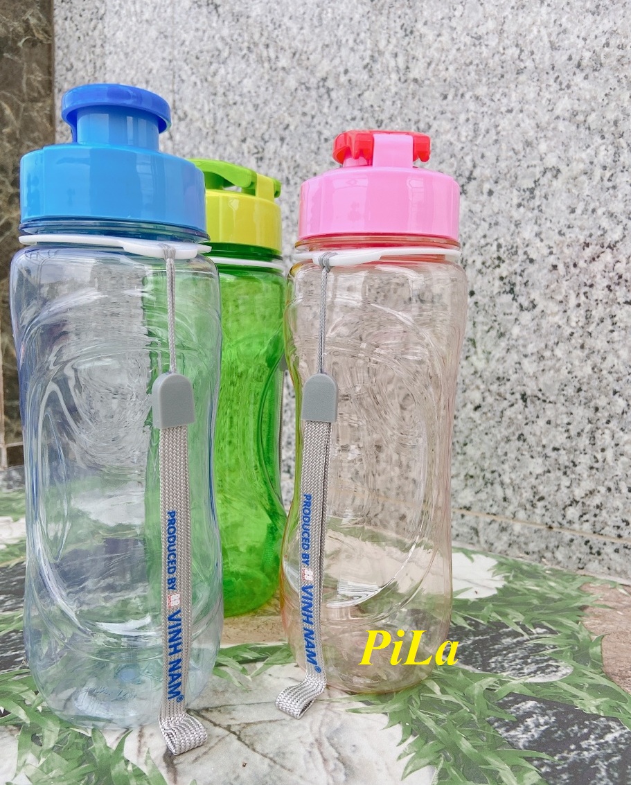[HCM]Bình Nước Học Sinh Loại Nhỏ Có Quai 350Ml 500ML và 600ML Nhựa An Toàn Cho Bé