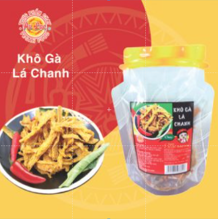 Khô gà lá chanh chay âu lạc 50g
