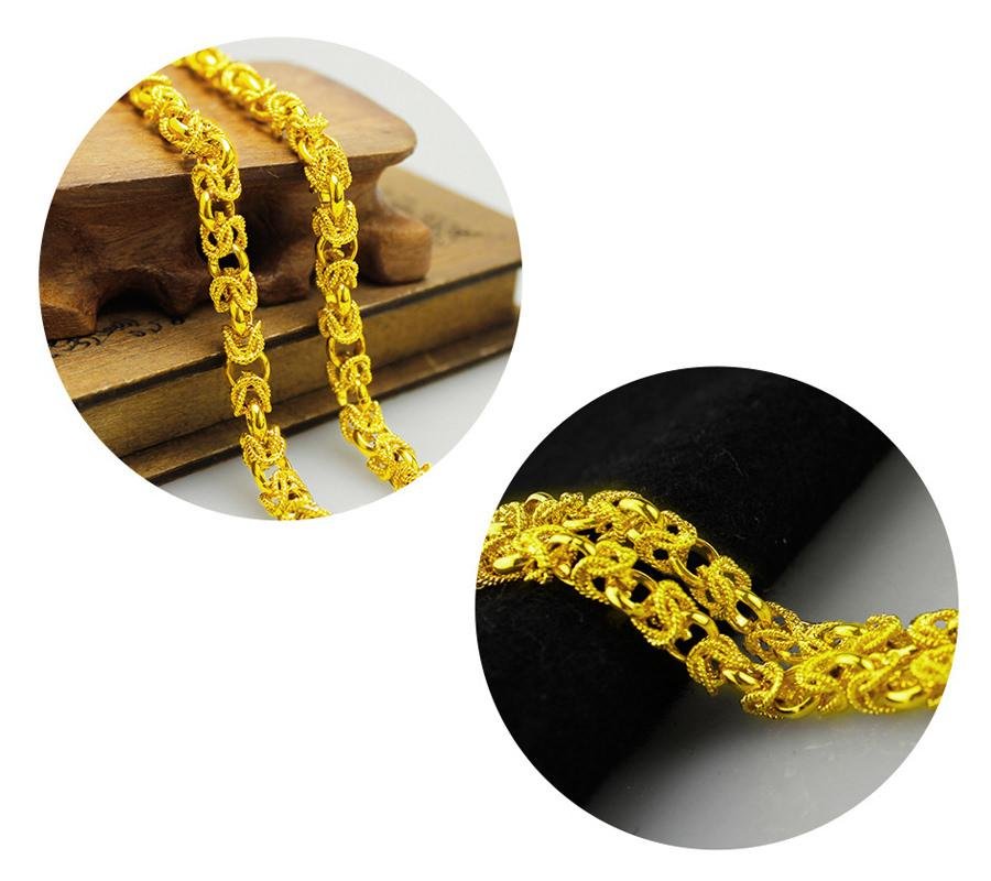 Dây chuyền nam đầu rồng mạ 24K