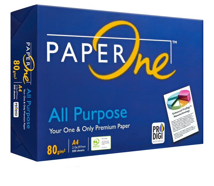 Giấy a4 paperone 80 gsm