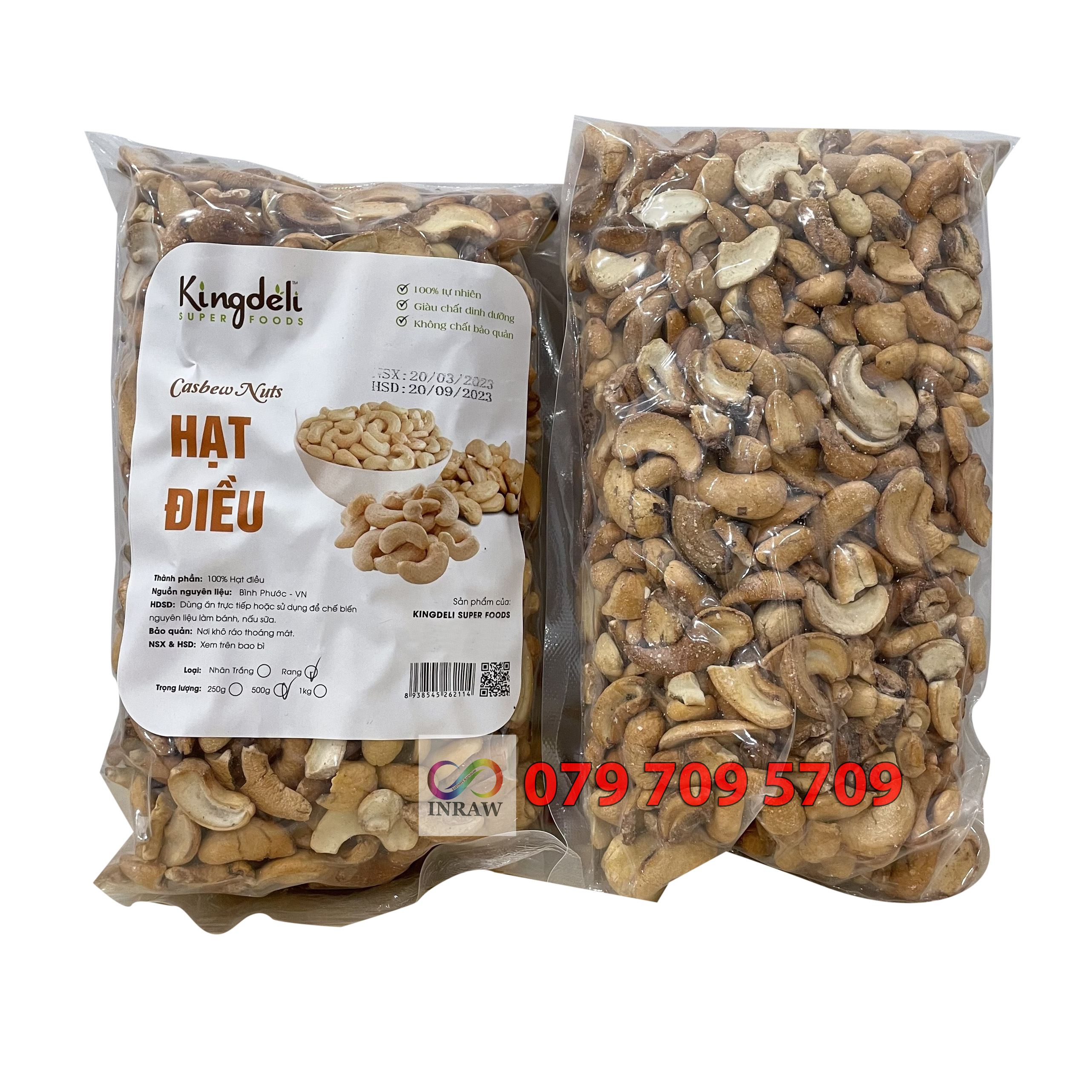 Hạt Điều Bể Đôi Rang Muối (Túi 100g / 200g)