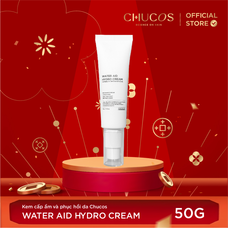 Kem cấp ẩm và phục hồi da Chucos Water Aid Hydro Cream - Dạng Gel (50g) giá rẻ