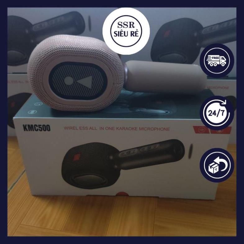 Mic Karaoke Bluetooth Cao Cấp Ssr Kmc500 - Loa Bluetooth Karaoke (215299)