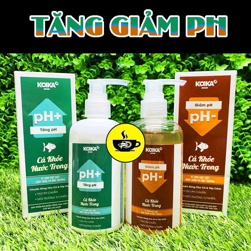 Dung Dịch Tăng Giảm PH KOIKA - CÁ KHOẺ NƯỚC TRONG