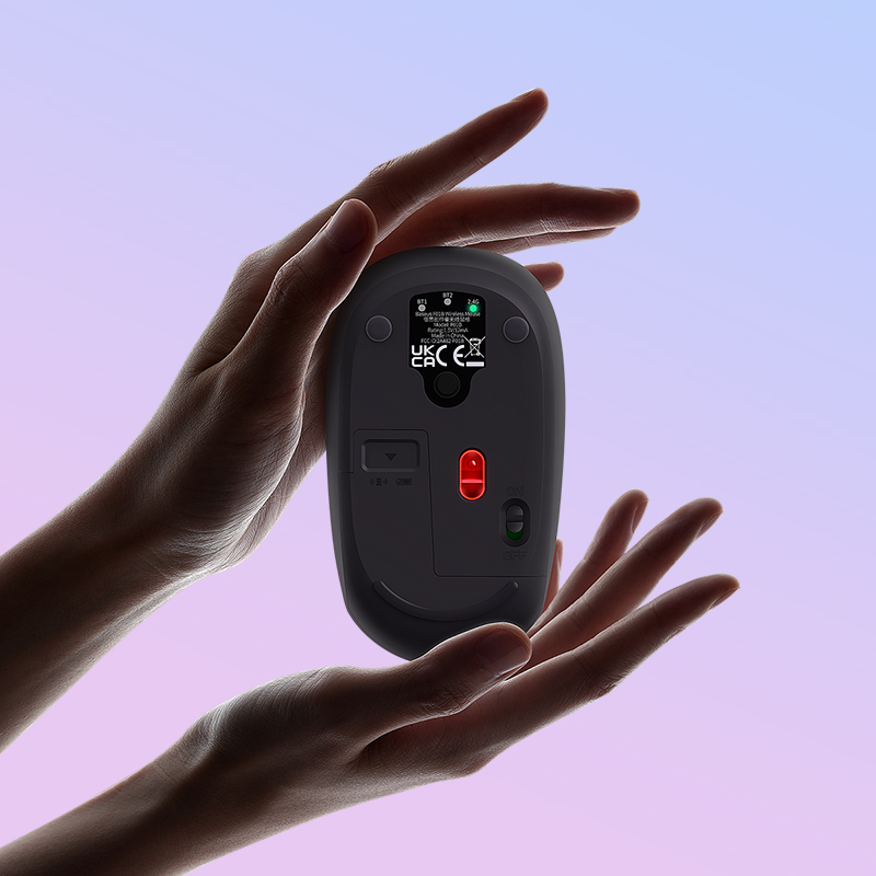 Chuột Không Dây Baseus F01A | Hỗ Trợ Wireless 2.4GHz & Bluetooth, Click Yên Tĩnh