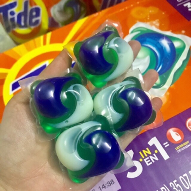 [HCM]Thùng 168 Viên Giặt Tide Pods Mỹ( Mẫu Mới) (Thùng 168 Viên)