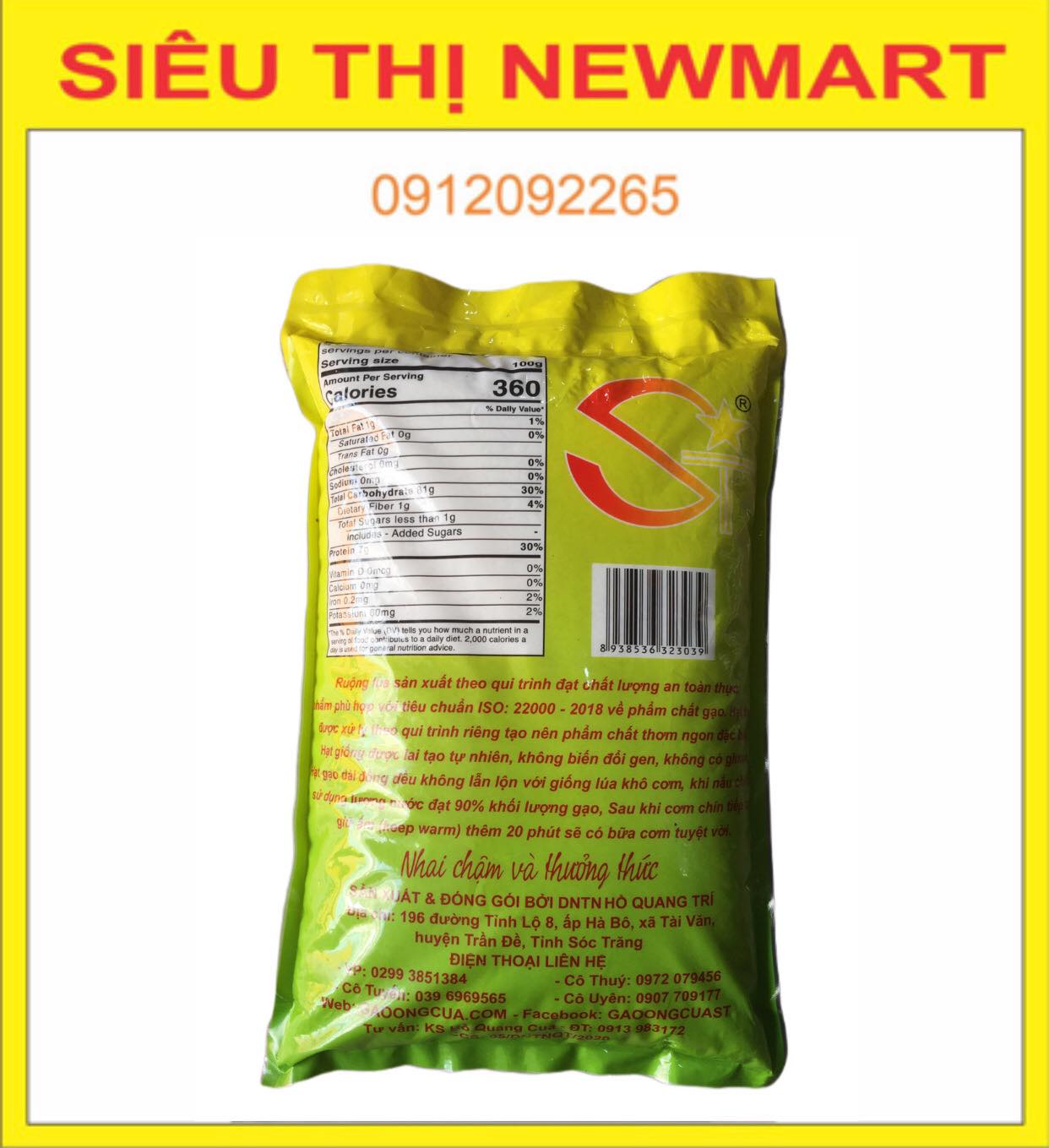 Gạo ST25 Ông Cua