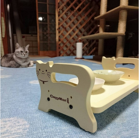 [HCM]Bàn Ăn Gỗ Cattyman Dành Cho Mèo Cưng